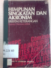 Himpunan singkatan dan akronim disertai keterangan