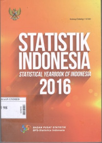 Statistik Indonesia =statical yearbook of Indonesia