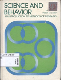 Science and behavior:an introduction to methods of research