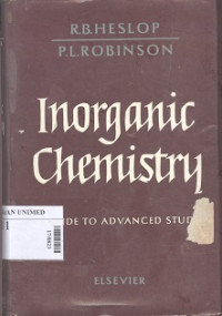Inorganic chemistry;a guide to advanced study