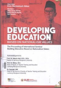 Developing education based on Nationalism values