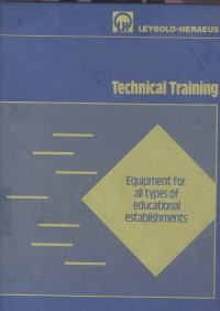 Technical training : equipment for all types of educational establishments