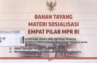 Bahan tayang materi sosialisasi empat pilar MPR RI