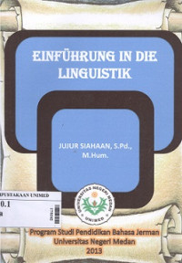 Image of Einfuhrung in die linguistik : diktat