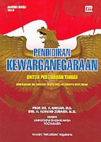 Pendidikan kewarganegaraan untuk perguruan tinggi