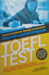 A quick and effective strategy to understand structure and written expression for TOEFL test