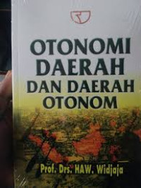 Otonomi daerah dan daerah otonom