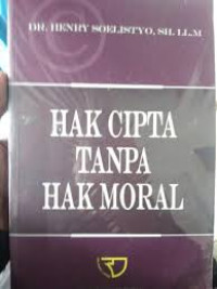 Hak cipta tanpa hak moral