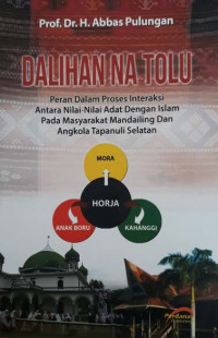 Dalihan na tolu : peran dalam proses interaksi antara nilai-nilai adat dengan islam pada masyarakat Mandailing dan Angkola Tapanuli Selatan