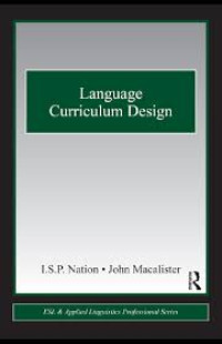Language curriculum design