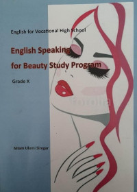 English speaking for beauty study program : English for vocational high school