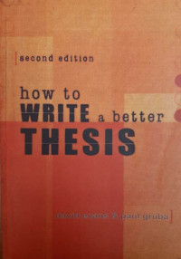 How to write a better thesis