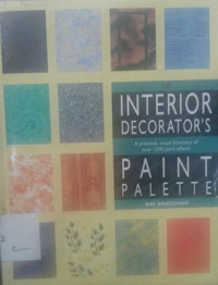 The interior decorator`s paint palette