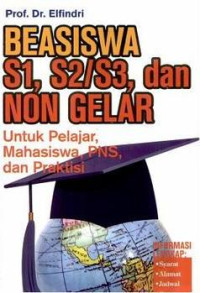 Beasiswa S1, S2/S3, dan non gelar : untuk pelajar, mahasiswa, PNS, dan praktisi