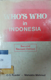 Who`s who in Indonesia