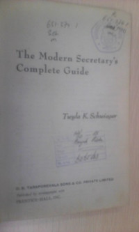 The modern secretary`s complate guide