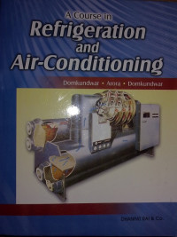 A course in refrigeration & air-conditioning