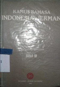 Kamus bahasa Jerman- Indonesia