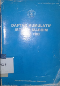 Daftar kumulatif istilah Mabbim 1980-1983