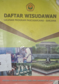 Daftar wisudawan lulusan program pascasarjana-sarjana