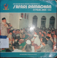 Kunjungan kerja menteri penerangan RI Safari Ramadhan di pulau Jawa 1992