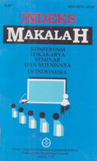 Indeks makalah konferensi lokakarya seminar dan sejenisnya di Indonesia