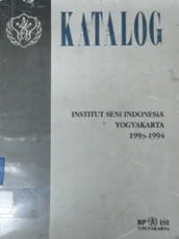 Katalog Institut Seni Indonesia Yogyakarta 1993-1994