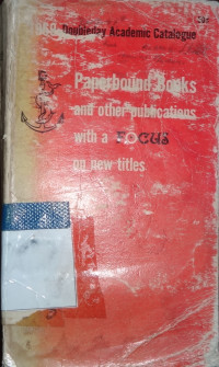 1969 doubleday academic catalogue