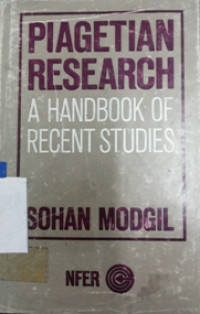 Piagetian research : a handbook of recent studies