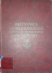 Britaniaca world language edition of funk & wagnalls standard dictionary