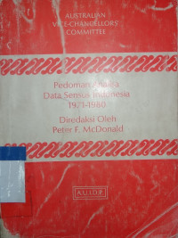 Pedoman analisa data sensus Indonesia 1971-1980