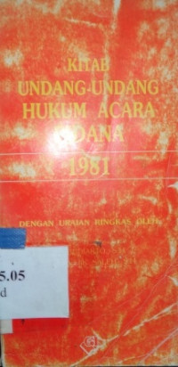 Kitab undang-undang hukum pidana