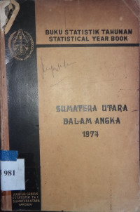 Image of Buku statistik tahunan statistical year book