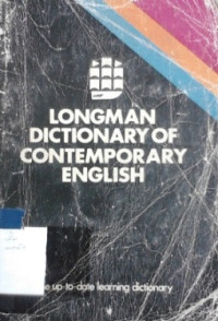 Longman dictionary of contemporary english ; the up-to-date learning dictionary