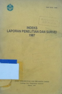 Indeks laporan penelitian dan survei 1987
