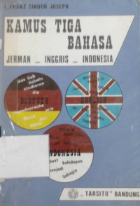 Kamus tiga bahasa Jerman - Inggris - Indonesia