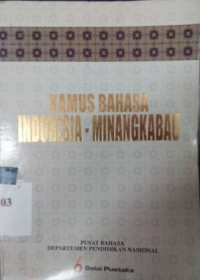 Kamus bahasa Indonesia - Minangkabau