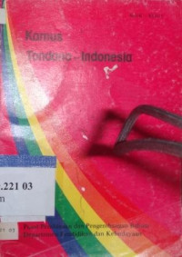 Kamus Tondano - Indonesia