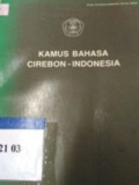 Kamus bahasa Cirebon - Indonesia