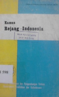 Kamus Rejang - Indonesia