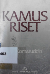 Kamus riset