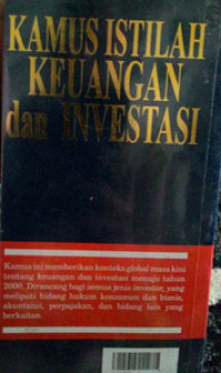 Kamus istilah keuangan dan investati