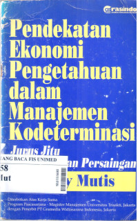 Pendekatan ekonomi pengetahuan dalam manajemen kodeterminasi