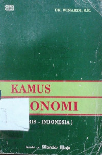 Kamus ekonomi (Inggris-Indonesia)