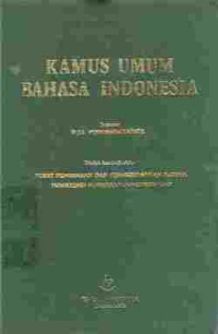 Kamus umum bahasa Indonesia