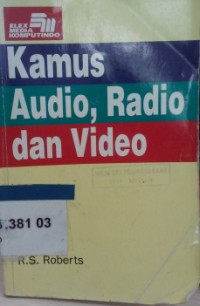 Kamus audio, radio dan video