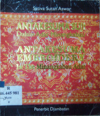 Antakesuma suji dalam adat Minangkabau : antakesuma embroidery in the Minangkabau adat