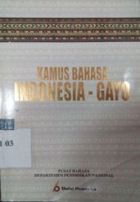 Kamus bahasa Indonesia - Gayo