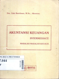 Image of Akuntansi keuangan intermediate : masalah-masalah khusus