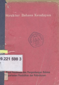 Struktur bahasa Kendayan